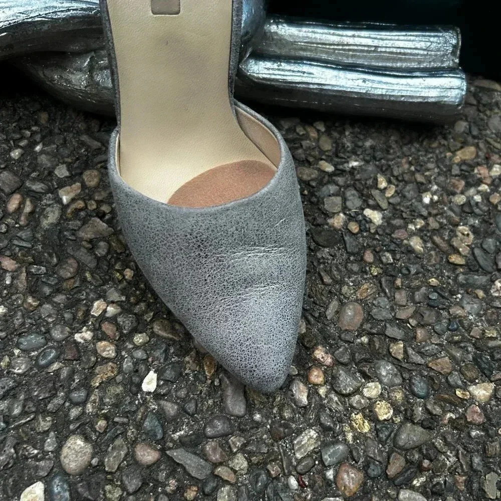 Paul Green The Day Maker Smoked Brush Char Heel D'orsay Pumps US 7